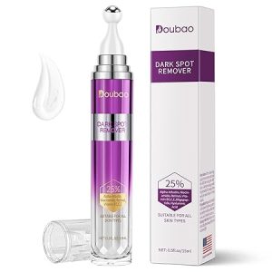 Dark Spot Remover for Face and Body, Age Spot Sun Spot Freckles Remedy Corrector Serum,Melasma Treatment for Face, Advanced Fade Cream for Uneven Skin Tone with 360° Roller Massage Ball, 0.5 FL oz