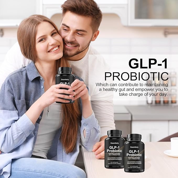 60 PCS GLP-1 Probiotic - AFU Multi-Strain Probiotic + Prebiotic, Naturally Support GLP-1 Production, Delayed Release, Third-Party Tested, for Men & Women 60 Servings (Pack of 1) m1 - Image 3