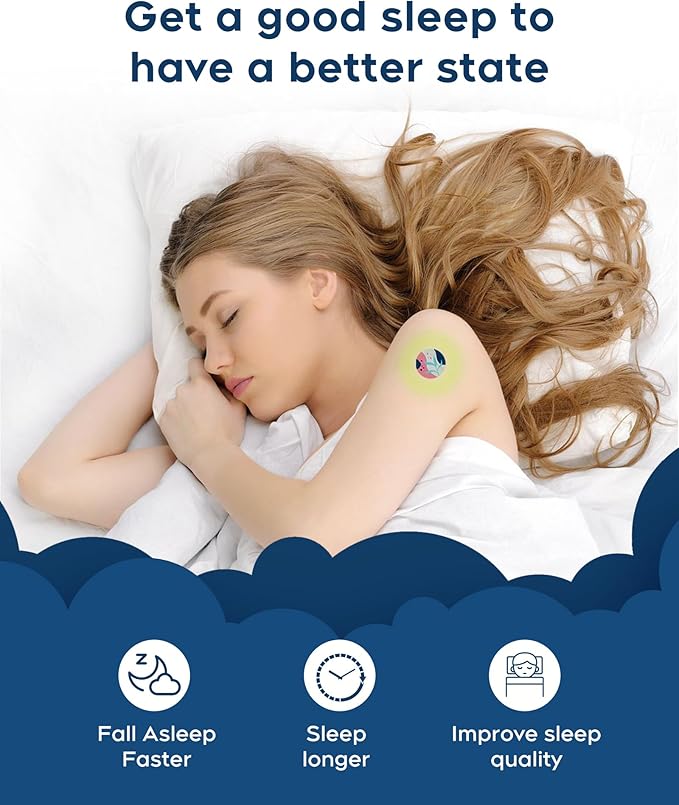 Sleep Patches, 30 Pack Upgraded Deep Sleep Patches for Adults, All Natural Deep Patch, Quick Acting Ingredients, for Men and Women, Easy to Use That Last All Night - Blue - 23 - Image 3