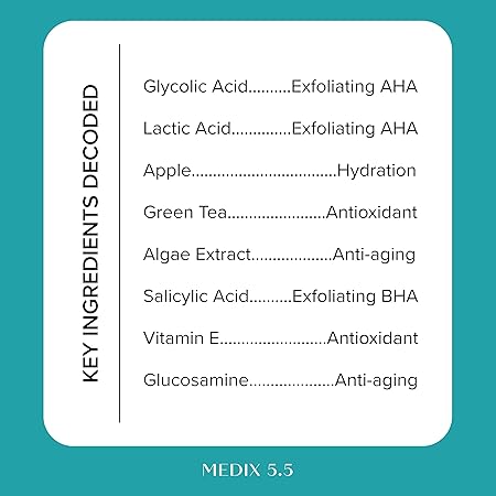 Medix 5.5 10% Glycolic Acid + Lactic Acid Leave-On Exfoliating Skin Care Body Gel, AHA Exfoliant Body & Face Serum Refines + Softens Dry Dead Skin, Uneven Skin Tone, KP Bumps, & Wrinkles, 1.7 Fl Oz - Image 4