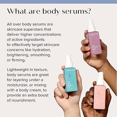 Medix 5.5 10% Glycolic Acid + Lactic Acid Leave-On Exfoliating Skin Care Body Gel, AHA Exfoliant Body & Face Serum Refines + Softens Dry Dead Skin, Uneven Skin Tone, KP Bumps, & Wrinkles, 1.7 Fl Oz - Image 3